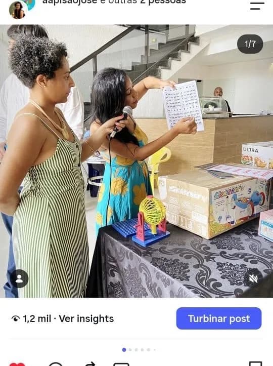 Bingo beneficente com a vereadora Roberta Lopes e Liziene Rodrigues