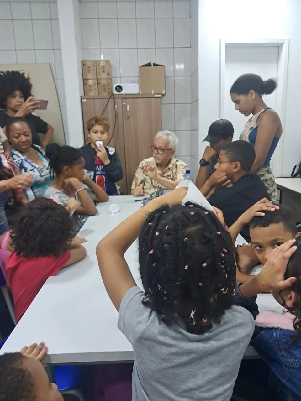 Representantes do SEST SENAT, do Direito e da diretoria da AAPI-SJ na Feira das Vocações