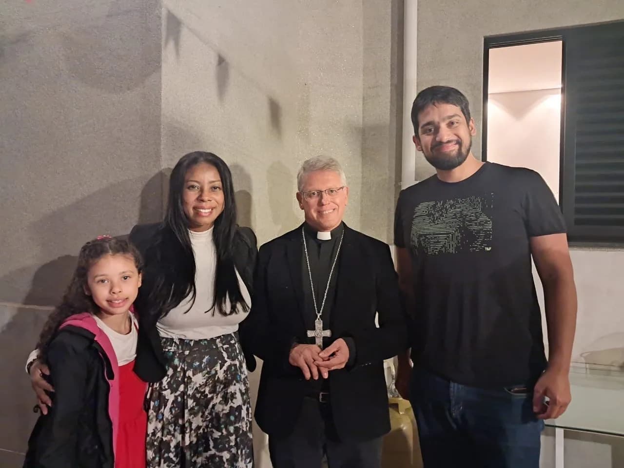 Diretoria da AAPI-SJ com Dom Antônio Carlos Paiva após a cerimônia