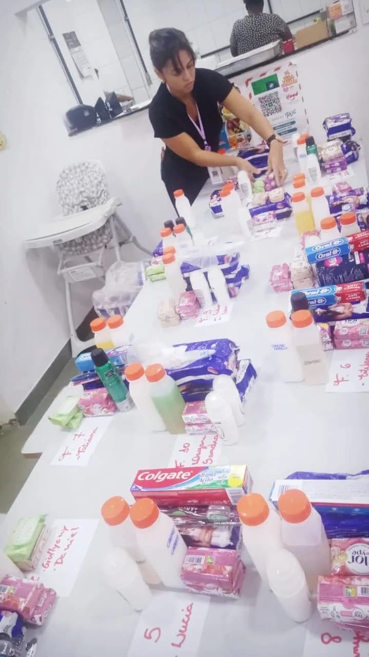 Capa do álbum Separação mensal dos kits de higiene e fraldas
