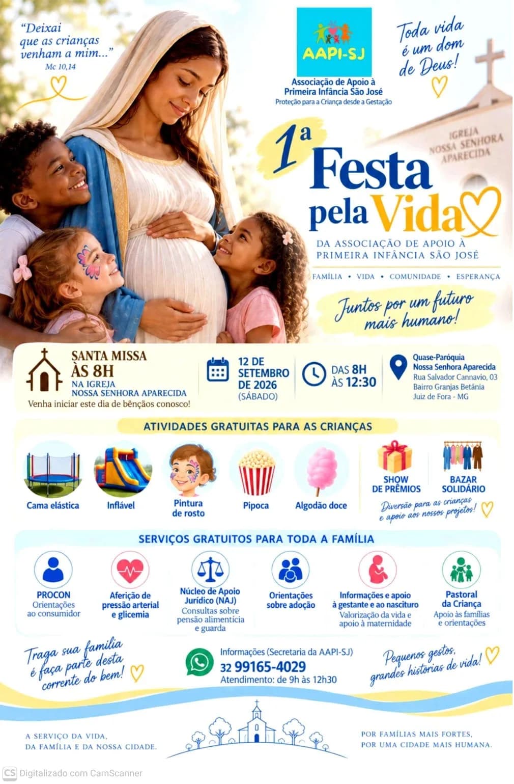 Capa da notícia “Vem aí a 1ª Festa pela Vida”
